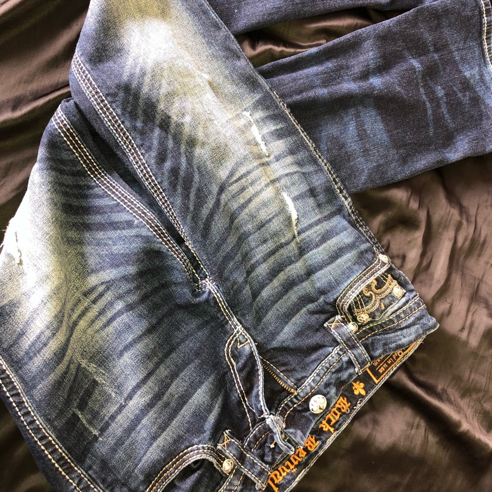 DARK ROCK REVIVAL BOOTCUT JEANS
